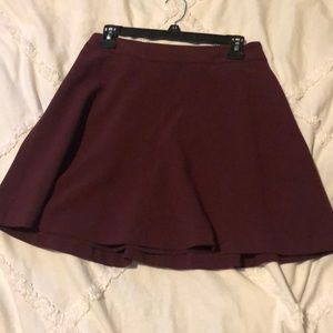 Loft Maroon Skirt